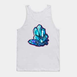 Blue Crystal Tank Top